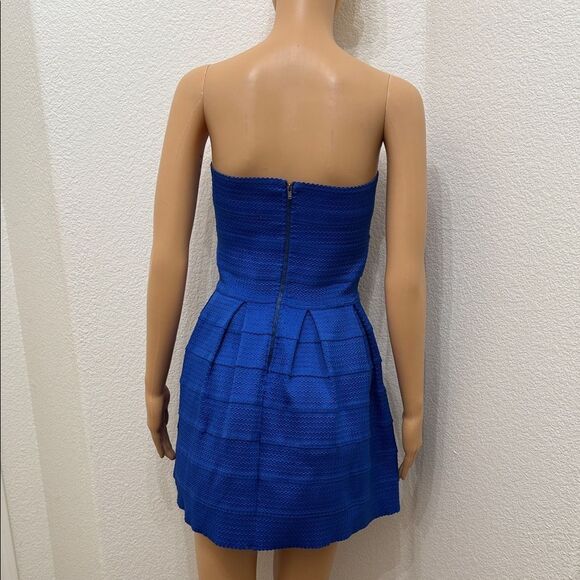 Sans Souci Vibrant Blue Strapless Dress - Picture 7 of 14